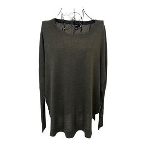 VALETTE oversize knit green top size XS